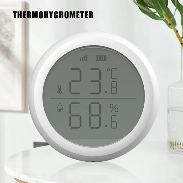 Tuya ZigBee Temperature and Humidity Detector Wireless Smart Thermometer Multiple Temperature Modes for Household Office 4