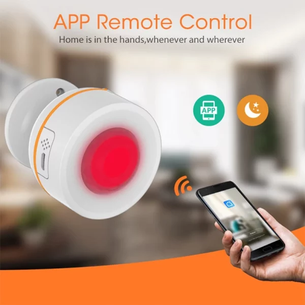 Tuya Smart PIR Motion Sensor Wifi Home Alarm Built-In Temperature Humidity Detectors Compatible With Alexa Google Home 6