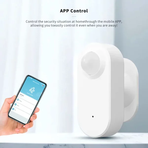 Advanced Motion Detection  Realtime Monitoring  Tuya WIFI PIR Motion Sensor  Push Function  History Records Tracking 6