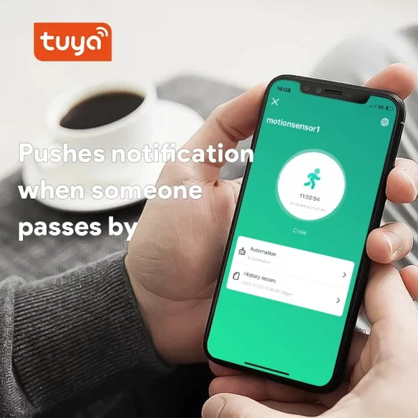 Tuya WiFi Zigbee Human Motion Sensor Smart Home PIR Motion Sensor Detector With Light Sensor Scene Switch Function Smart LIfe 2