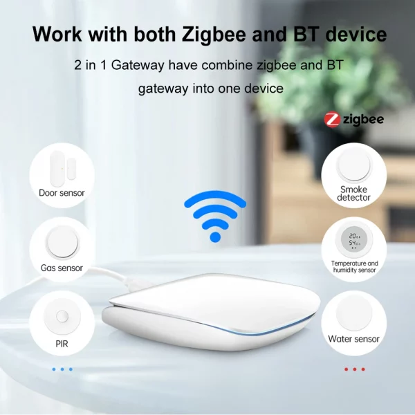 Tuya Gateway Hub APP Remote Control Zigbee3.0 Bluetooth-compatible Multi-model Smart Home Bridge Voice Control 5