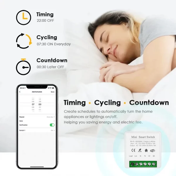 Tuya Smart Home Zigbee/wifi Smart Diy Switch Module 2 Way Control Work With Alexa Google Home Assistant Yandex Alice Smartlife 5