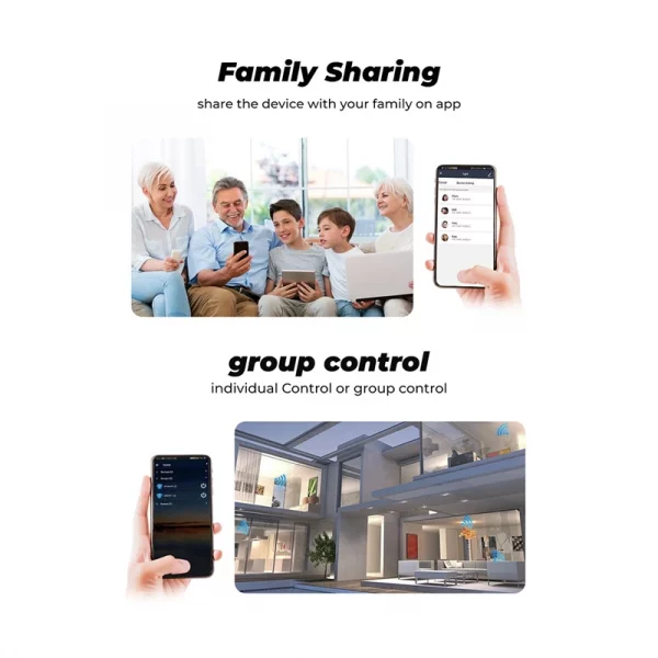 1CH Tuya Wifi Switch Fan Controller Smart Home Stepless Speed Switch Voltage Regulator For Alexa Google Smart Life,White Durable 6