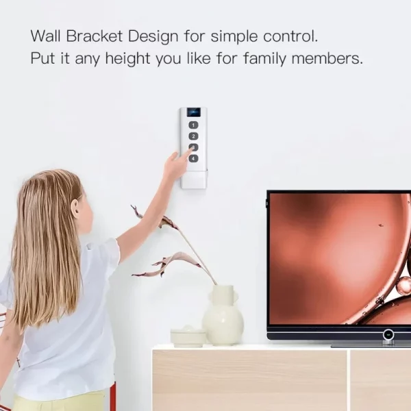 Tuya ZigBee Smart Scene Switch 4 Gang Remote Portable For Smart Home Automation Scenario Remote Control With Alexa Google 3