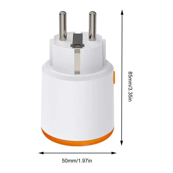 Tuya EU Smart Socket 16A Zigbee 3.0 EU Smart Plug with Power Monitoring App Control Work with Alexa Google Assistant 6
