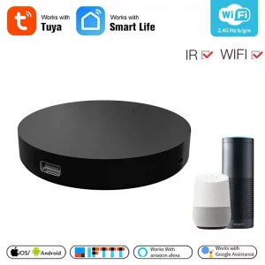 Tuya WiFi Smart IR Remote Control For Air Conditioner TV, Smart Home Infrared Universal Remote Controller For Alexa,Google Home