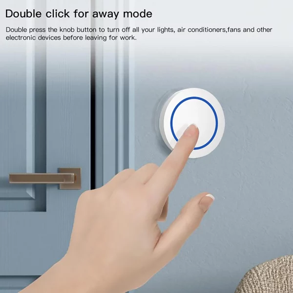 Tuya Zig Bee Smart Button Scene Switch Multi-scene Linkage Switch Wireless Remote On Off Key Controller Need Gateway 6