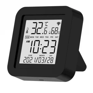 Humidity Sensor,With Display Support Alexa Assistant Tuya WIFI Temperature For Home Remote Control Wifi IR Remote