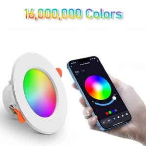 Tuya Downlight Energy-Saving LED Dimmable Downlight Bluetooth-compatible Mobile Phone Control Lightweight for Alexa Google Home