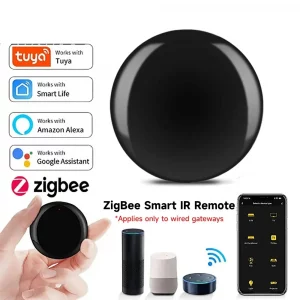 Tuya Zigbee IR Smart Remote Control For Air Conditioner TV Smart Home Infrared Universal Remote Controller For Alexa Google Home