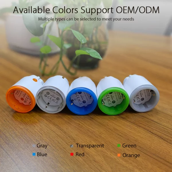 Tuya EU Smart Socket 16A Zigbee 3.0 EU Smart Plug with Power Monitoring App Control Work with Alexa Google Assistant 6