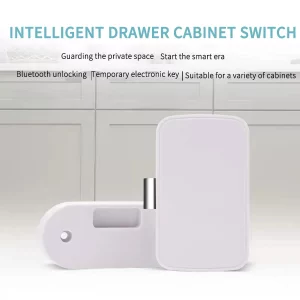 Tuya Smart Drawer Lock No Hole File Cabinet Furniture Electronic Lock Wireless Bluetooth Keyless Invisible Locks For APP Control
