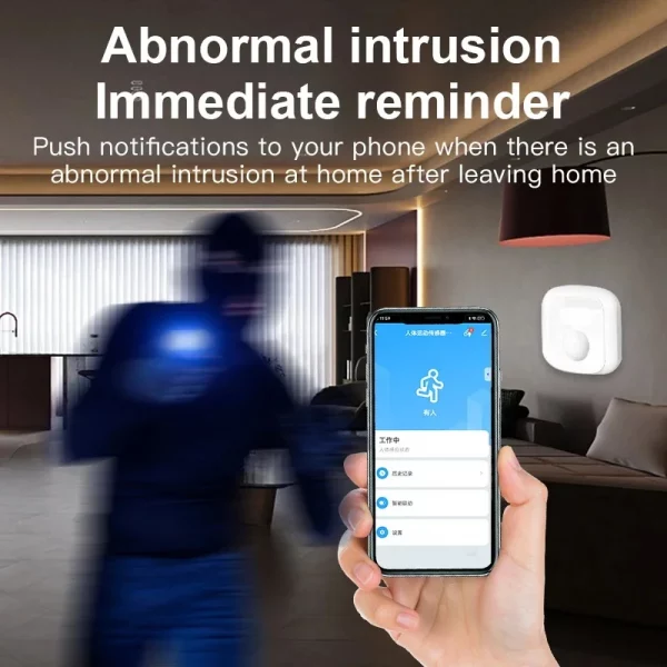 Tuya WiFi Zigbee Human Motion Sensor Smart Home PIR Motion Sensor Detector With Light Sensor Scene Switch Function Smart LIfe 4