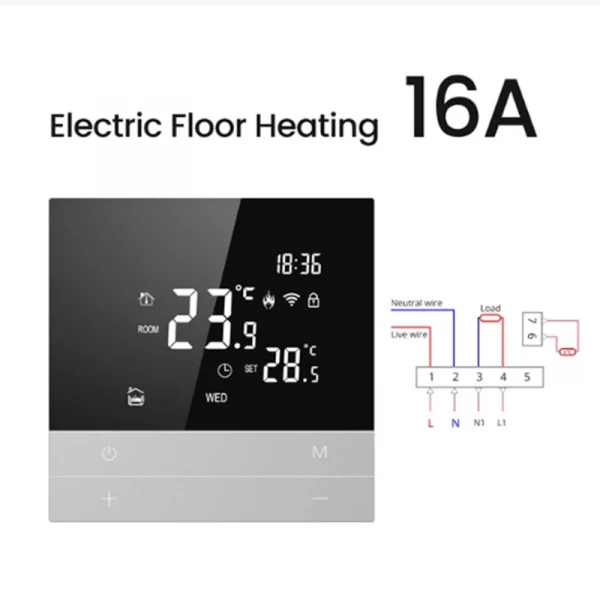 Tuya Wifi Smart Thermostat Temperature Controller For Google Home Alexa 2
