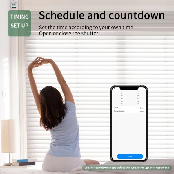 Tuya WiFi Smart Curtain Switch Module 433MHz Smart Curtain Switch Remote Control Smart Life APP For Works With Alexa Google Home 3