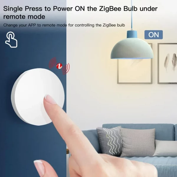 Tuya ZigBee Smart Button Scene Switch Wireless Remote Control Smart Home Multi-Scene Linkage Battery Powered Smart Products 3