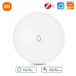 Xiaomi Zigbee Water Immersion Sensor Smart Life Leakage Sensor Water Linkage Alarm Remote Monitoring Water Leak Detector Tuya