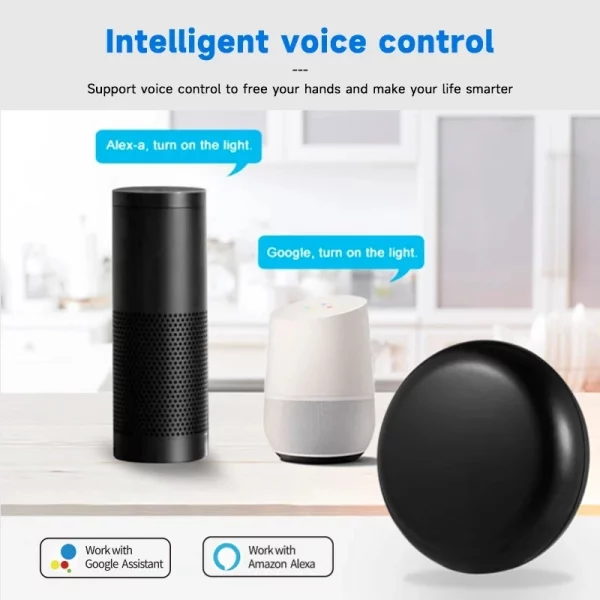 Tuya Zigbee IR Smart Remote Control For Air Conditioner TV Smart Home Infrared Universal Remote Controller For Alexa Google Home 3