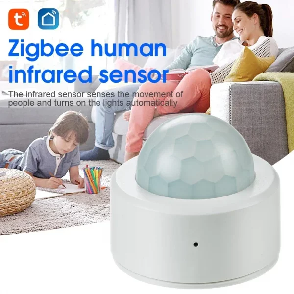 Tuya Zigbee Mini Smart PIR Motion Detector Human Body Infrared Sensor Anti Theft Remote Control Smart Life Wireless Smart Home 2
