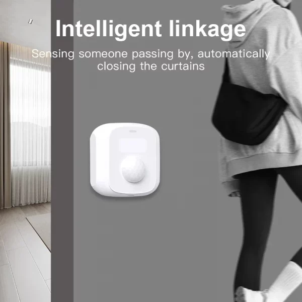 Tuya WiFi Zigbee Human Motion Sensor Smart Home PIR Motion Sensor Detector With Light Sensor Scene Switch Function Smart LIfe 3