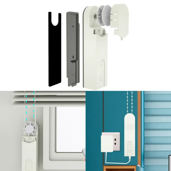 Tuya Bluetooth Automated Roller Shutter Intelligent Motorized Chain Roller Blinds Shade DIY Shutter Drive Motor Voice Control 5