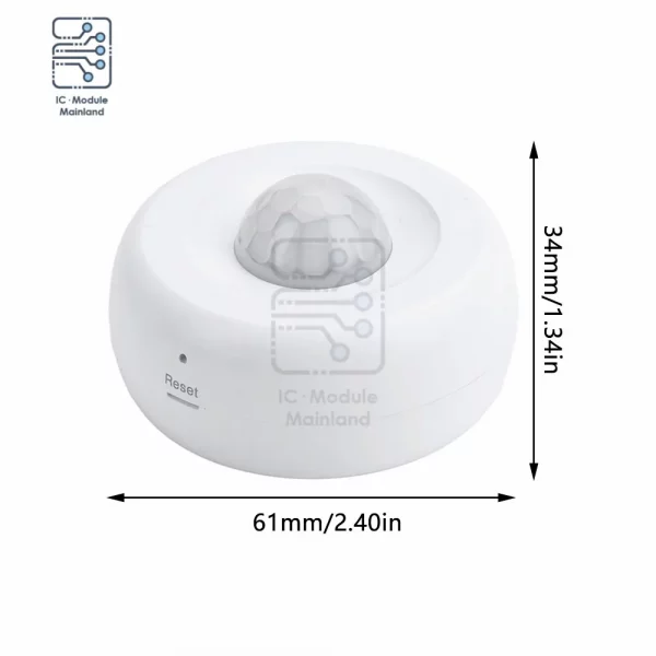 Tuya WIFI ZIGBEE Smart PIR Human Infrared Sensor Infrared Detector Security Burglar Alarm Smart Life Support Alexa Google Home 6