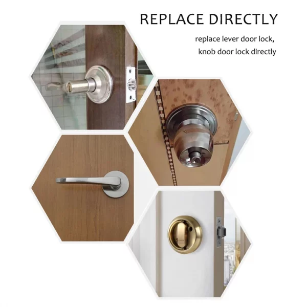 WAFU F8 Tuya Bluetooth Biometric Smart Door Lock Electronic Digital Lock Password Fingerprint Keyless Security Lock for Home 5