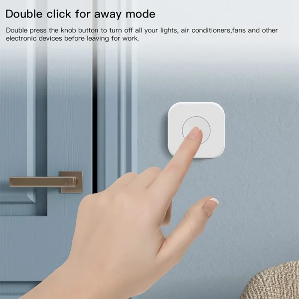 Tuya Zigbee Wireless Mini Switch One Key Push Button Control Scene Smart Remote Controller Home Automation 1 Piece 4
