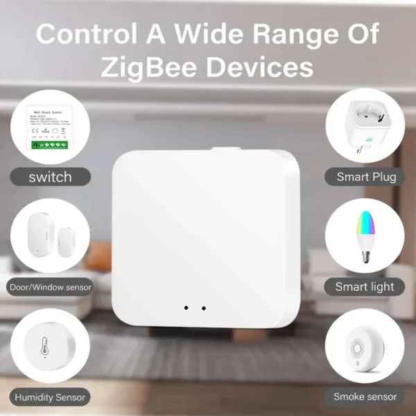 Tuya Smart Zigbee 3.0 Bluetooth Mesh Multimode Gateway Bridge Controller Smart Life Remote Control Works With Alexa Google Home 5