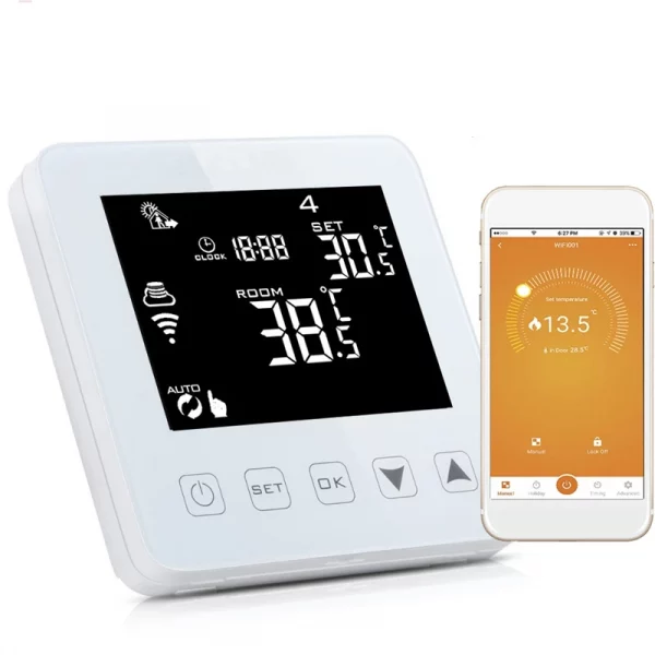 Alexa Wifi Thermostat 220V Tuya Smart Air Conditioner Controller Wifi Temperature Controller Digital Thermostat 2