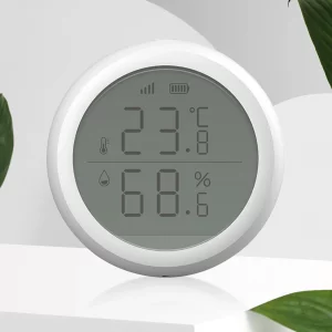 Tuya ZigBee Temperature and Humidity Detector Wireless Smart Thermometer Multiple Temperature Modes for Household Office