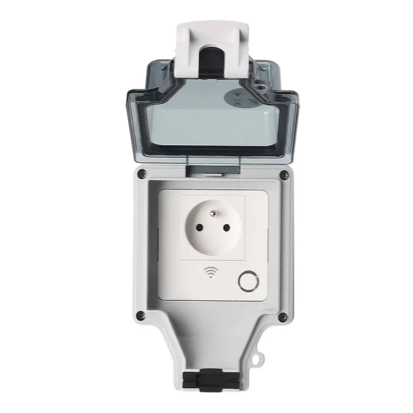 Tuya Outdoor Wifi Waterproof Socket IP66 Smart Electrical Outlets With Timer App Voice Control Dustproof Smart Socket Power Plug 3