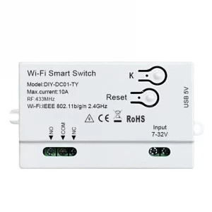 New Tuya Wifi Smart Switch DIY Timer 1CH 7-32V USB 5V 2.4G Wifi Smartlife Home Automation Module For Alexa Google Home IFTT