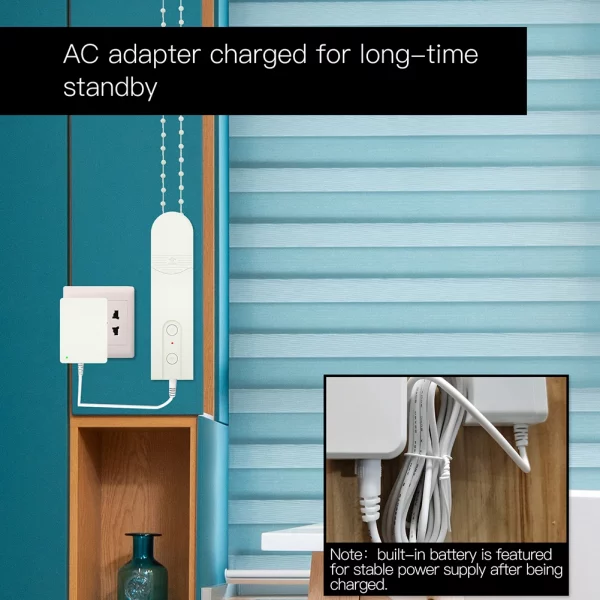 Tuya Bluetooth Automated Roller Shutter Intelligent Motorized Chain Roller Blinds Shade DIY Shutter Drive Motor Voice Control 2