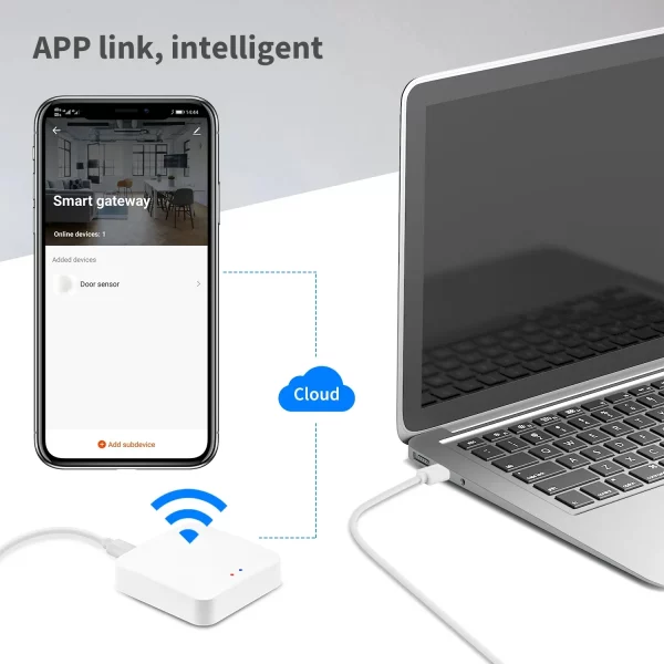 Tuya Smart Zigbee 3.0 Bluetooth Mesh Multimode Gateway Bridge Controller Smart Life Remote Control Works With Alexa Google Home 6