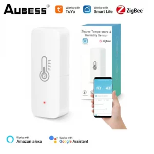 Tuya ZigBee Temperature And Humidity Sensor ZigBee Temperature Sensor Smart Home Security Work With Alexa Google Home Assistant