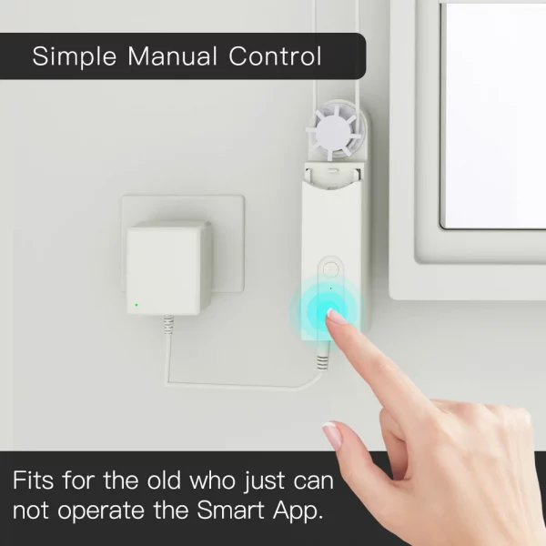 Tuya Bluetooth Automated Roller Shutter Intelligent Motorized Chain Roller Blinds Shade DIY Shutter Drive Motor Voice Control 3