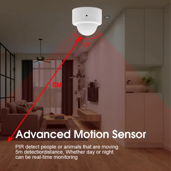 Tuya ZigBee3.0 Smart PIR Motion Sensor Human Body Infrared Detector Wireless Smart Home Security Smart Life Gateway Matching Use 4