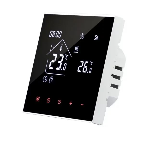 Tuya WiFi Smart Thermostat Control Panel Electric Floor Heating Water/Gas Boiler LCD Touch Thermostat Temperature Control Panel 2