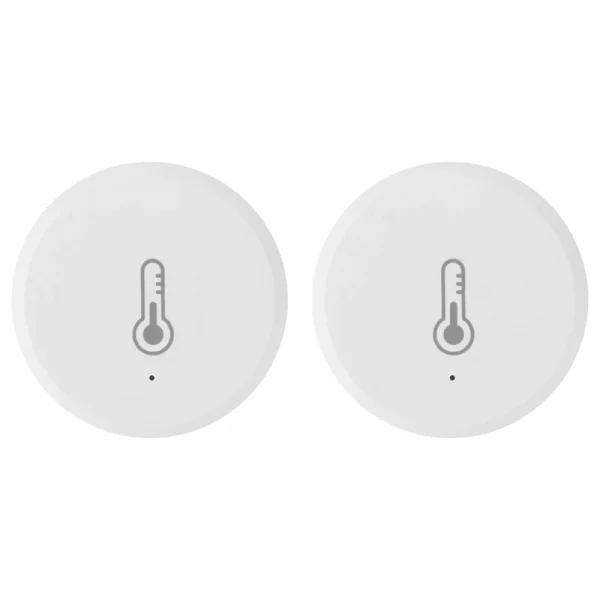 2X Zigbee Smart Temperature And Humidity Sensor Battery Powered Security Mini Hygrometer With Tuya Smart Life App