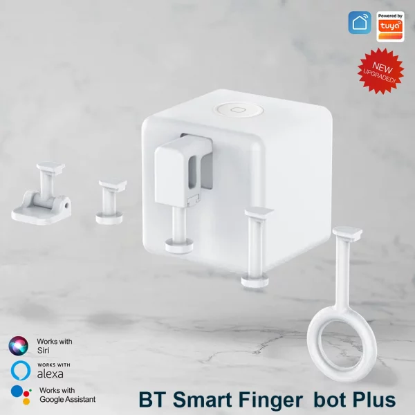 Tuya APP Wireless Remote Control Bluetooth-compatible 4.2 Timing Smart Button Pusher Voice Control Automatic Smart Home Supplies 4