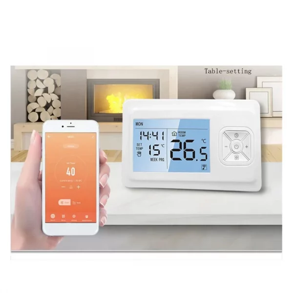 Tuya Wifi Smart Thermostat Controller Intelligent Temperature Controller For Gas Boiler Water Heating 4