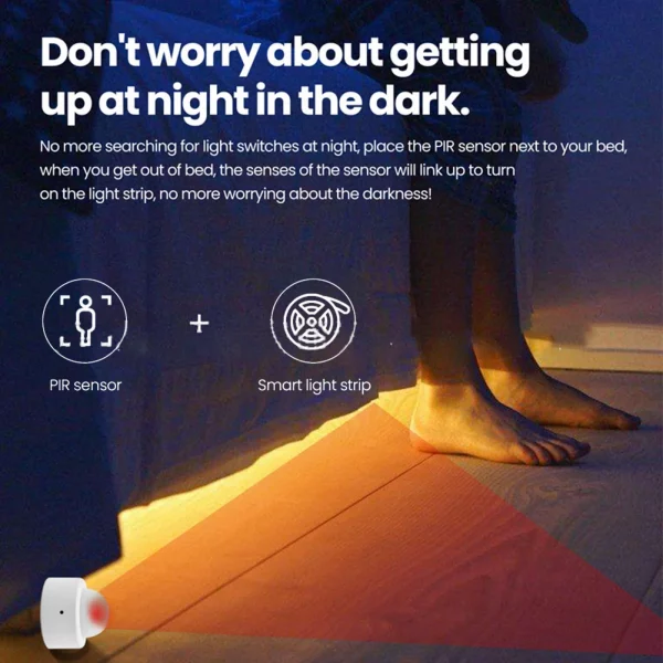 Tuya ZigBee3.0 Smart PIR Motion Sensor Human Body Infrared Detector Wireless Smart Home Security Smart Life Gateway Matching Use 3