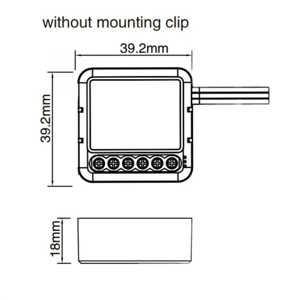 Tuya Zigbee on/off switch 1/2/3/4 way MINI dual control concealed switch modification intelligent life APP 3